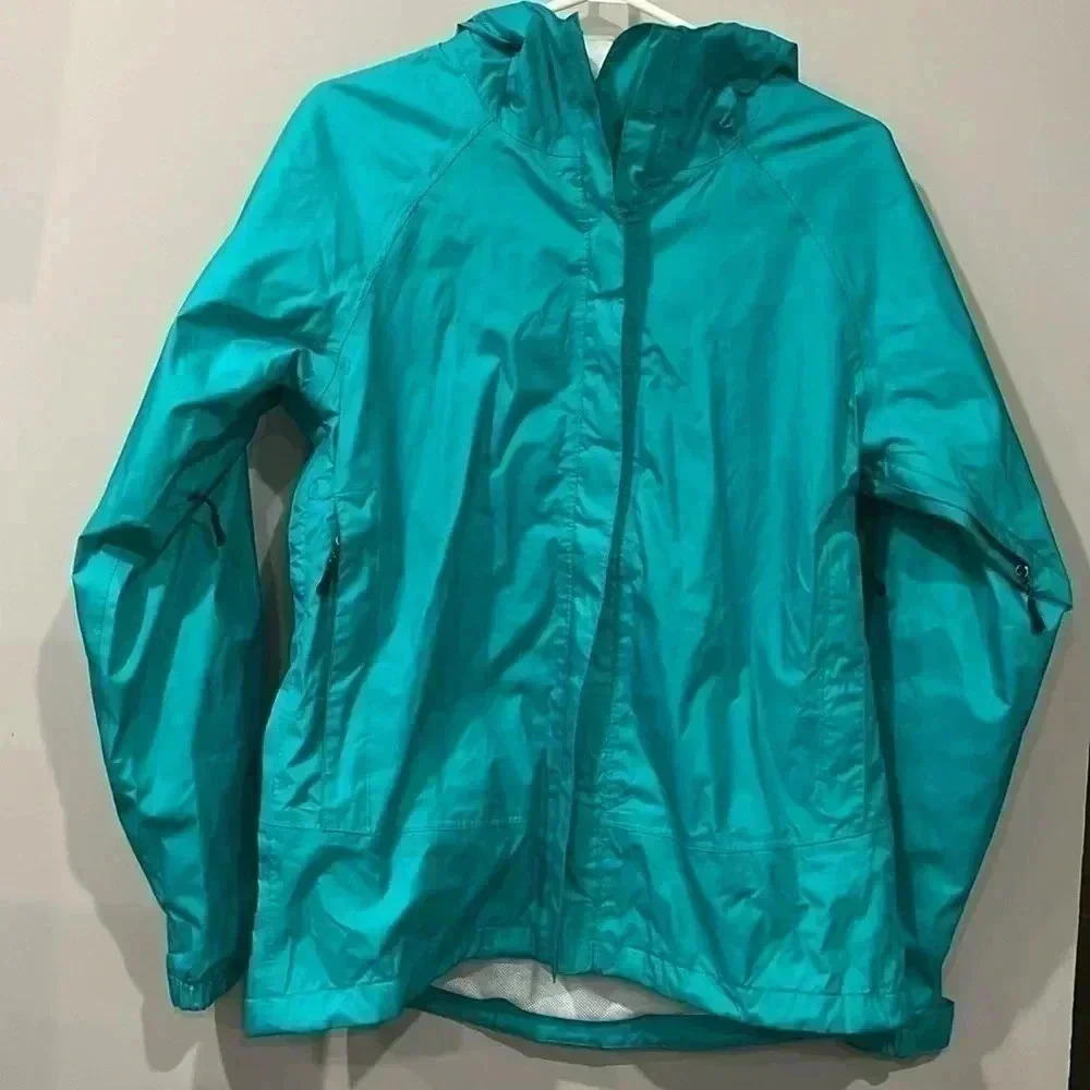 ❤️2/$50❤️[L]McKinley  Turquoise Aquamax Rain/Wind Coat- NWOT